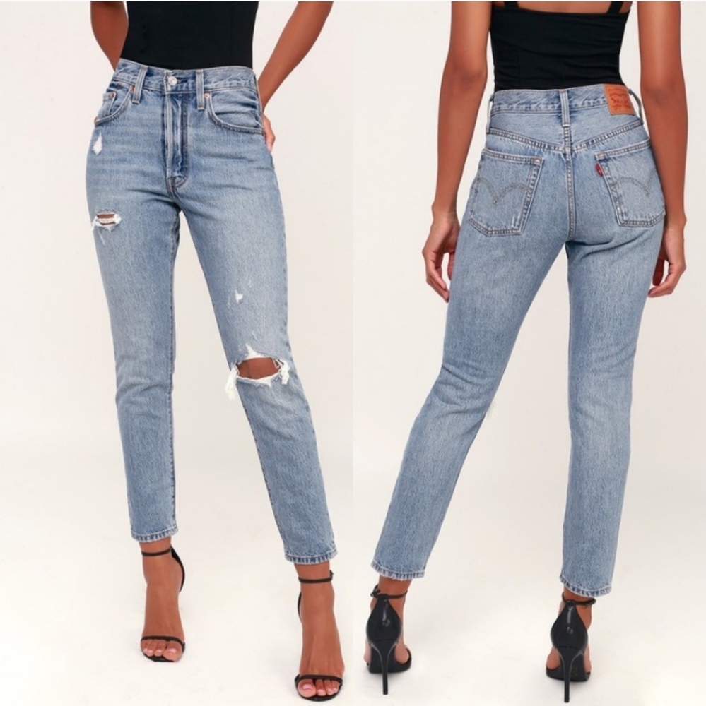 Levi's 501 High Rise Skinny Jeans - Picture 1 of 6